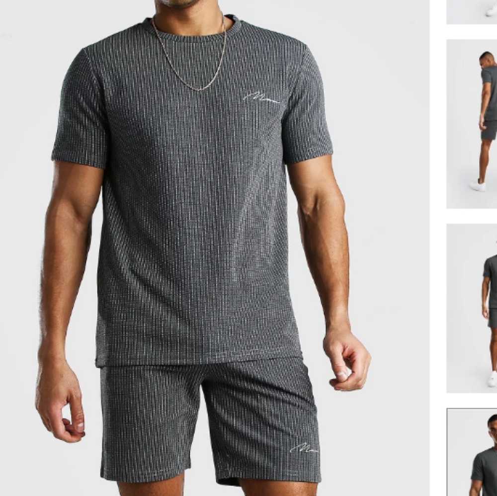 Boohooman Jacquard